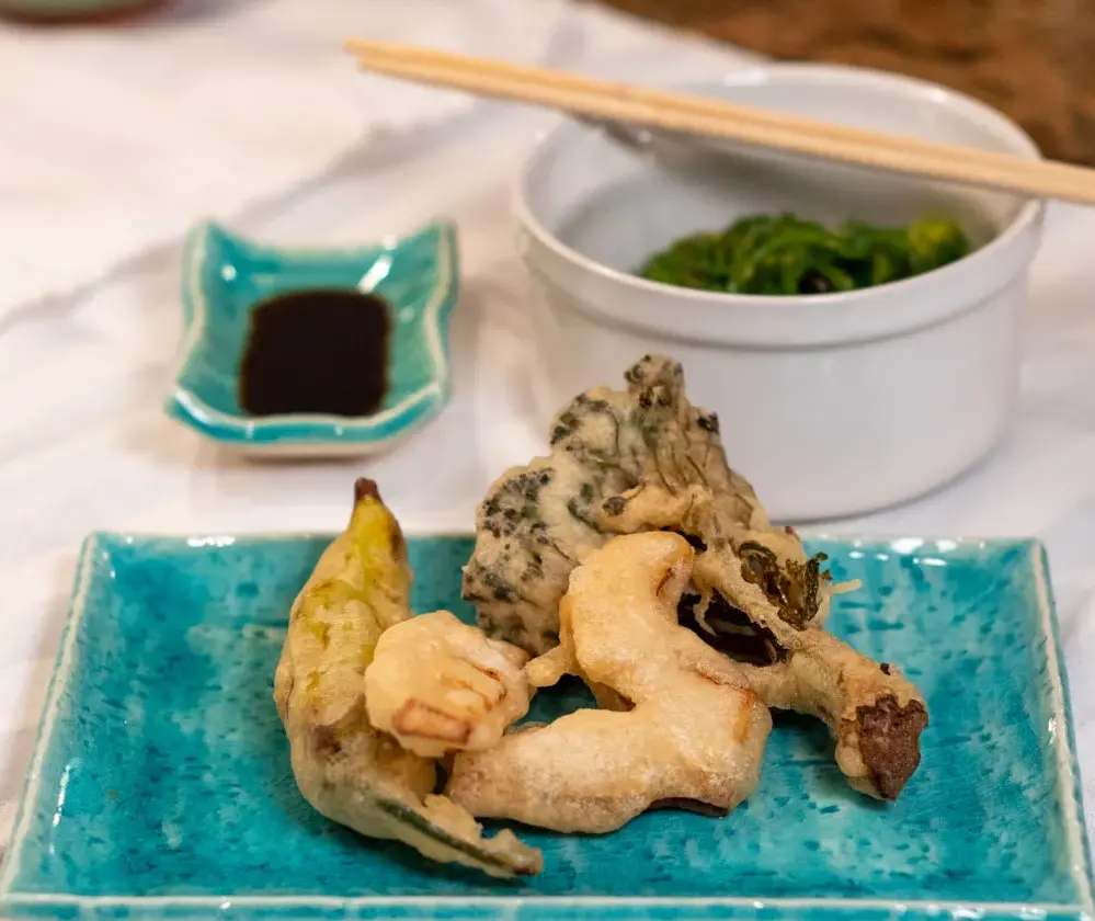 Lobster-Mushroom-tempura