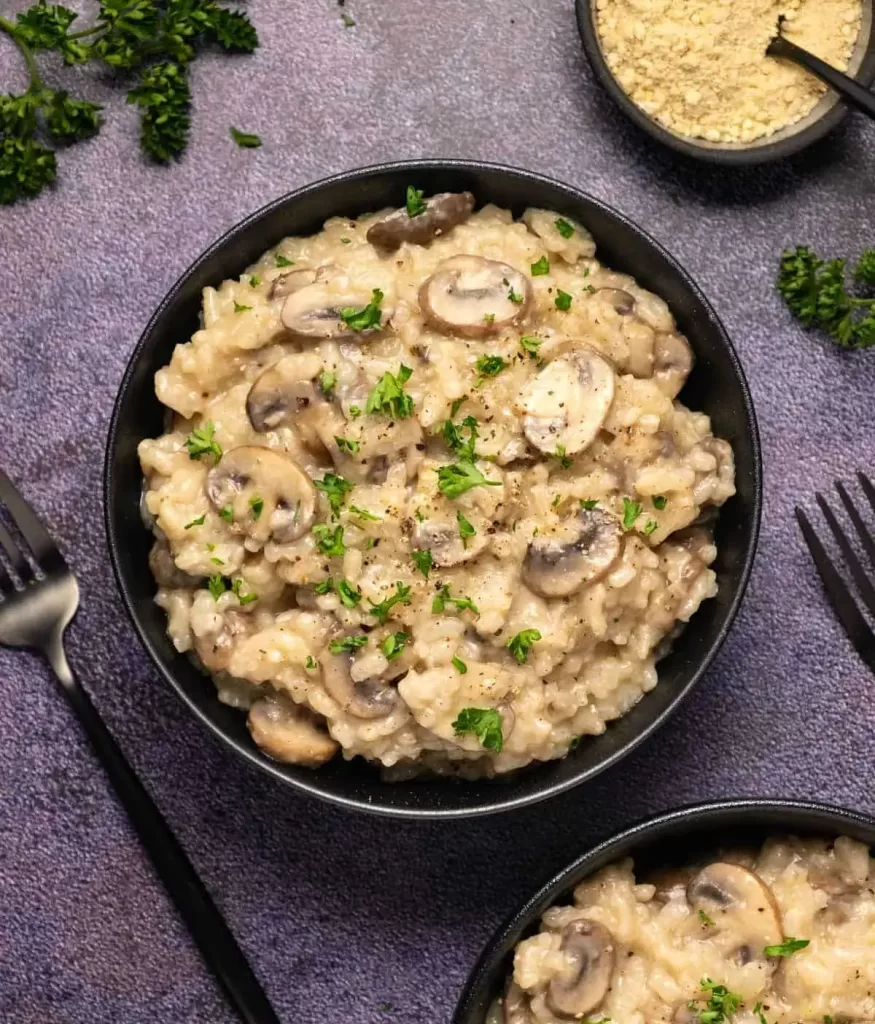 creamy-vegan-mushroom-risotto