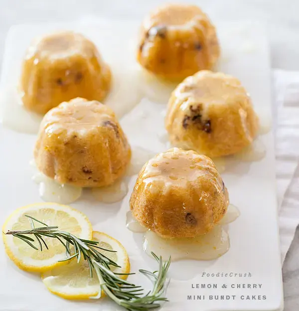 lemon-and-cherry-mini-bundt-cakes