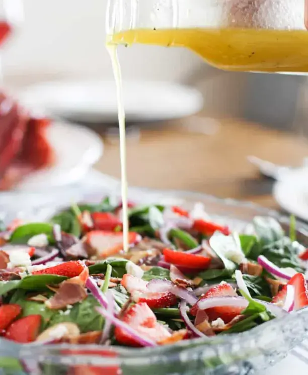 lemon-strawberry-salad