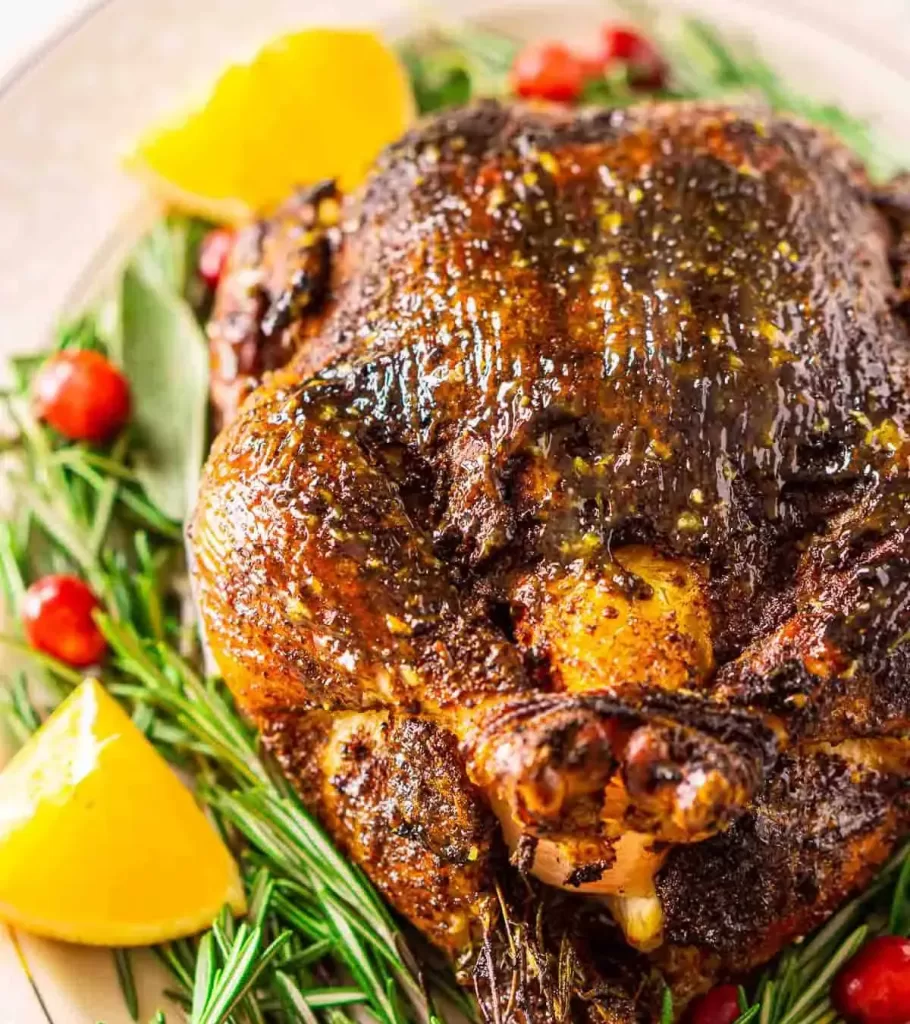 roast-christmas-chicken-with-orange-ginger-glaze