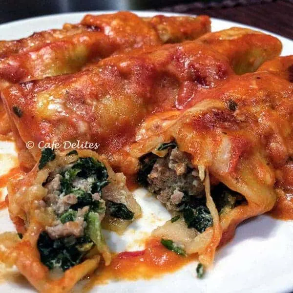 turkey-spinach-and-ricotta-cannelloni-with-a-creamy-tomato-sauce