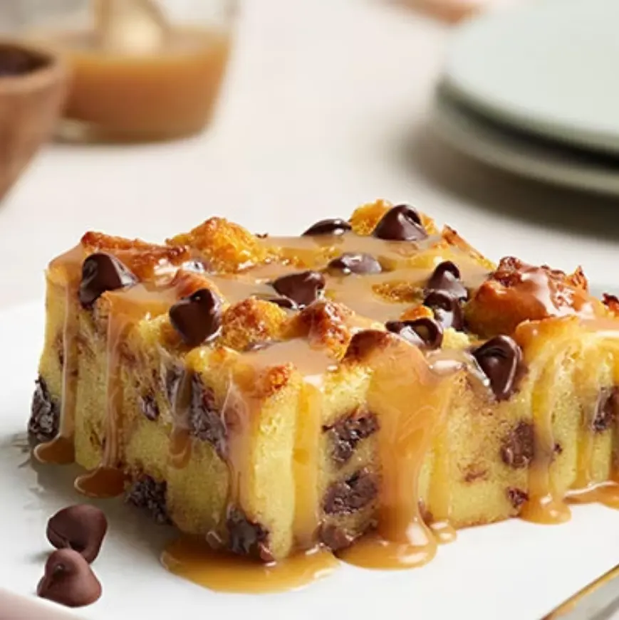Chocolate-Chip-Bread-Pudding