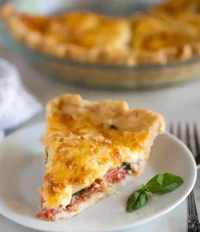 Tomato-and-Mozzarella-Pie