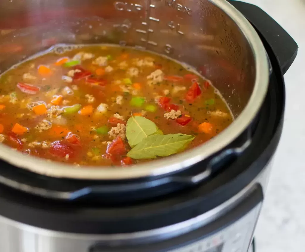 instant-pot-ground-turkey-soup