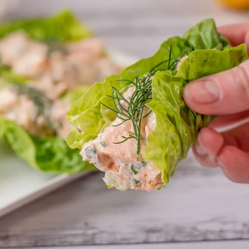 low-carb-salmon-salad-wraps