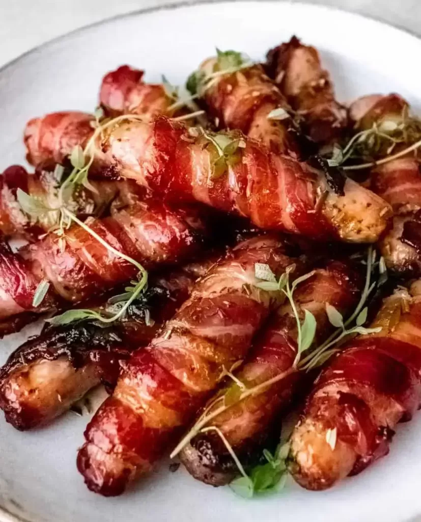 maple-bacon-wrapped-sausage-delights