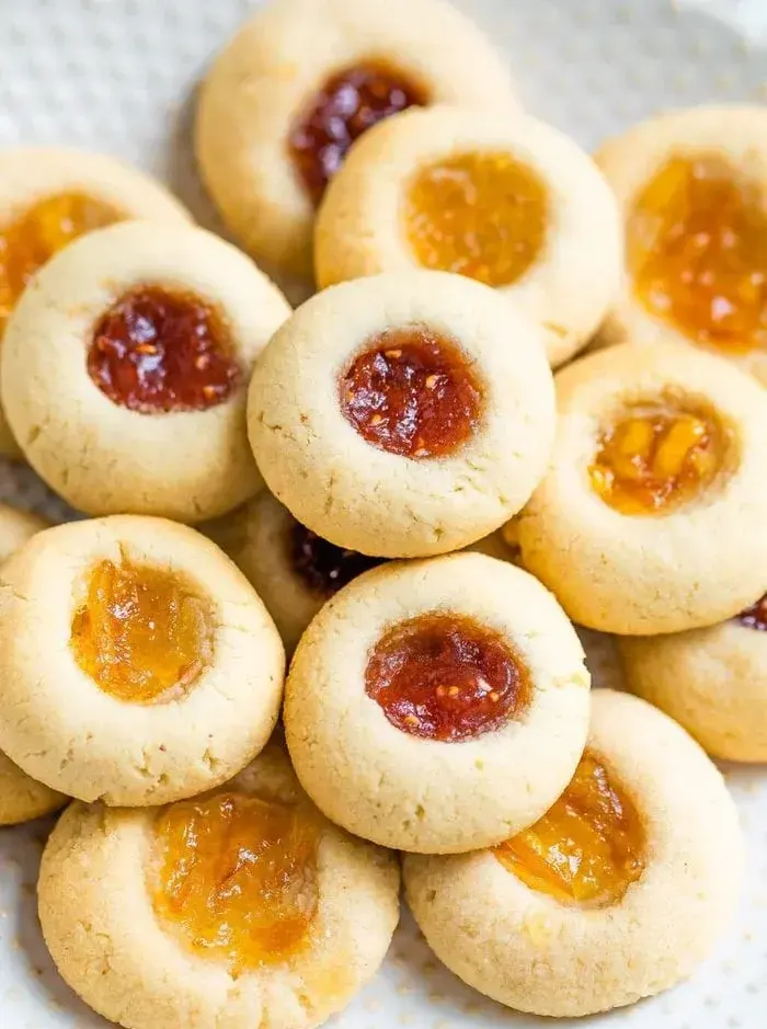 Almond-Flour-Raspberry-Thumbprint-Cookies