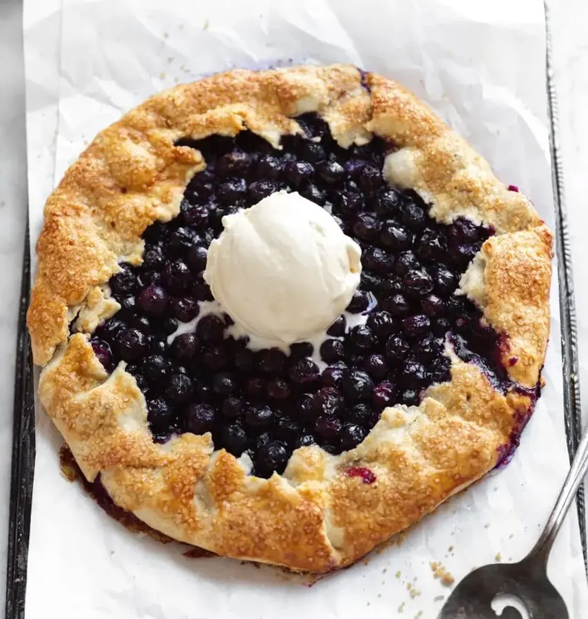 Blueberry-Galette