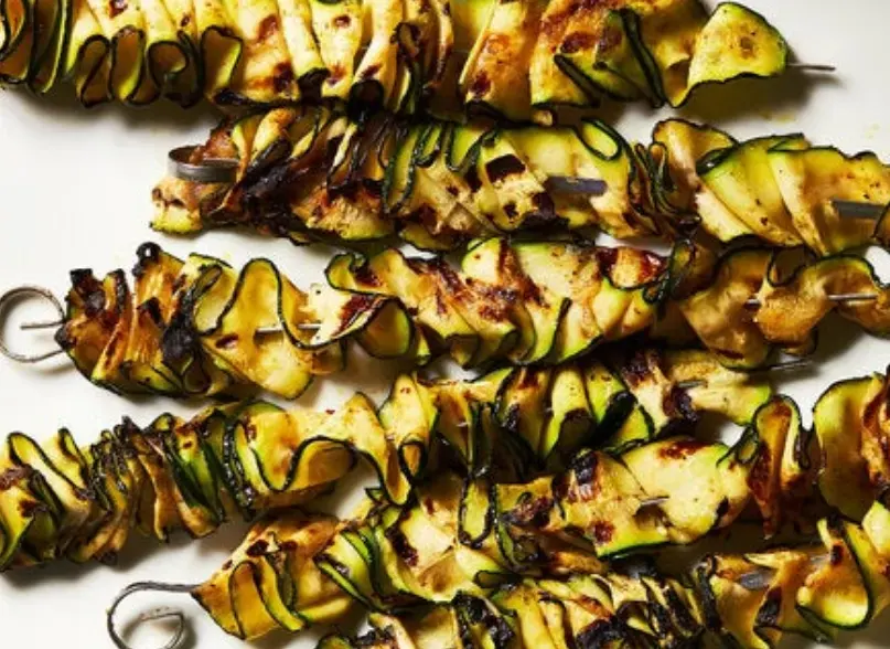 Grilled-Zucchini-Skewers-with-Herb-Butter