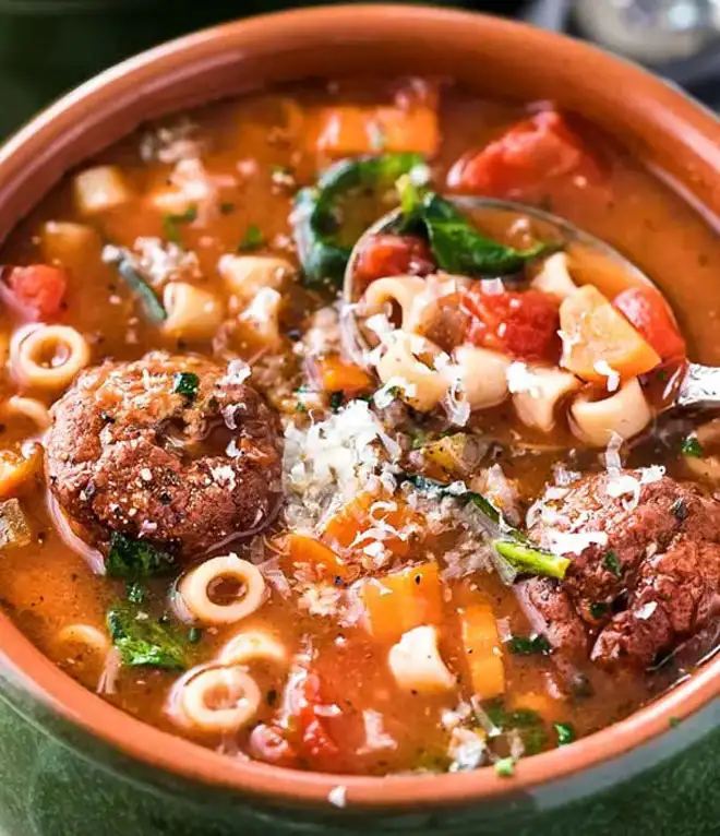 Slow-Cooker-Italian-Meatball-Soup