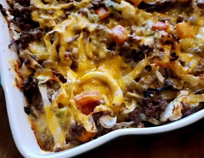cheesy-beef-and-cabbage-baked-pasta