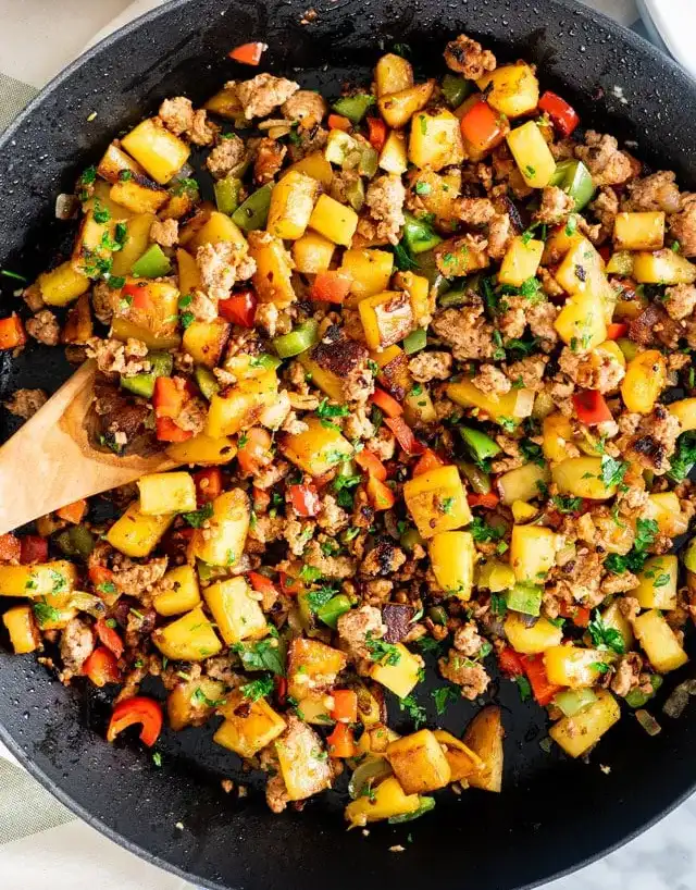 potato-and-sausage-breakfast-hash