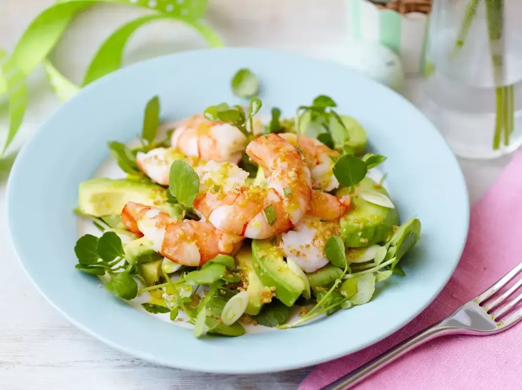 prawn-and-avocado-salad