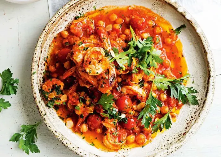 prawn-and-chickpea-tagine