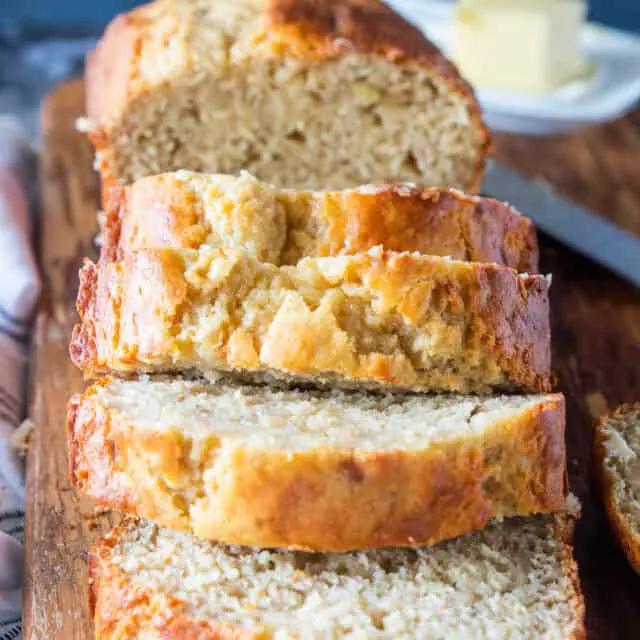 Banana Bread with Applesauce and Yogurt