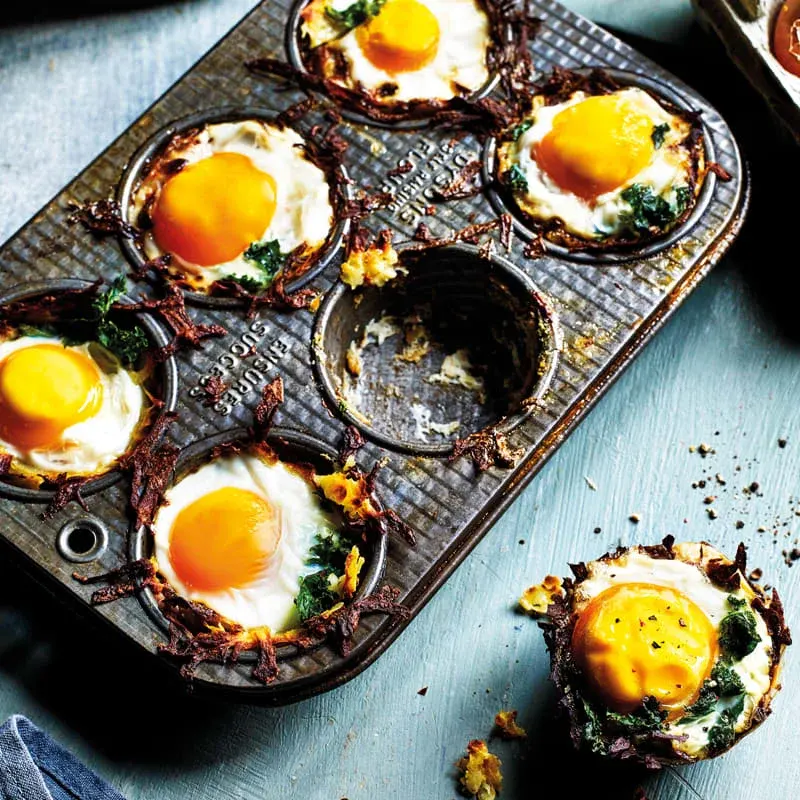 potato-nests-with-baked-eggs-and-kale