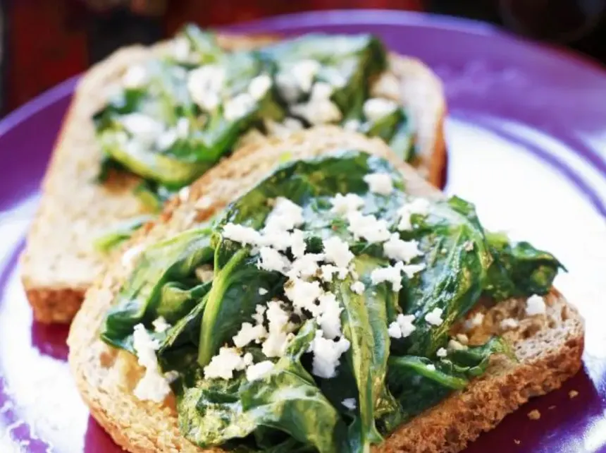 spinach-&-feta-toast