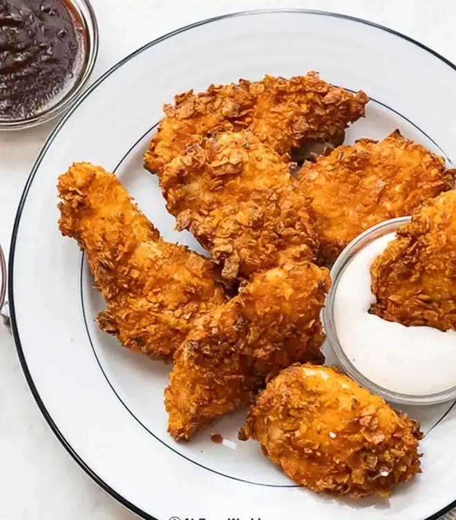 Air-Fryer-Doritos-Crusted-Chicken-Strips