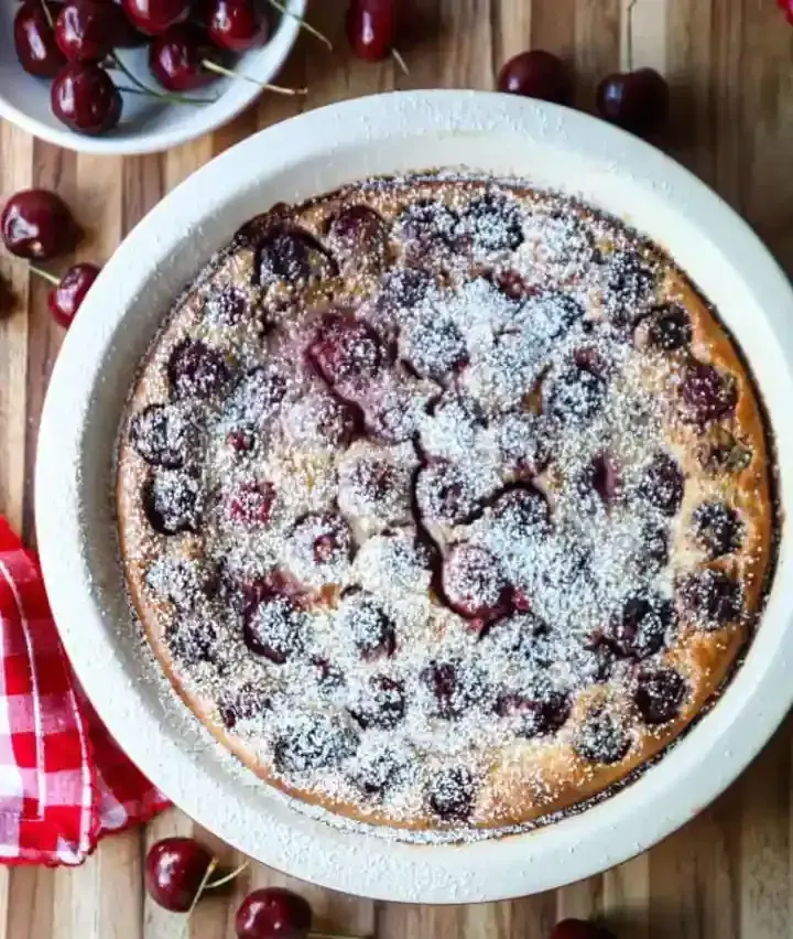 Almond-Cherry-Clafoutis