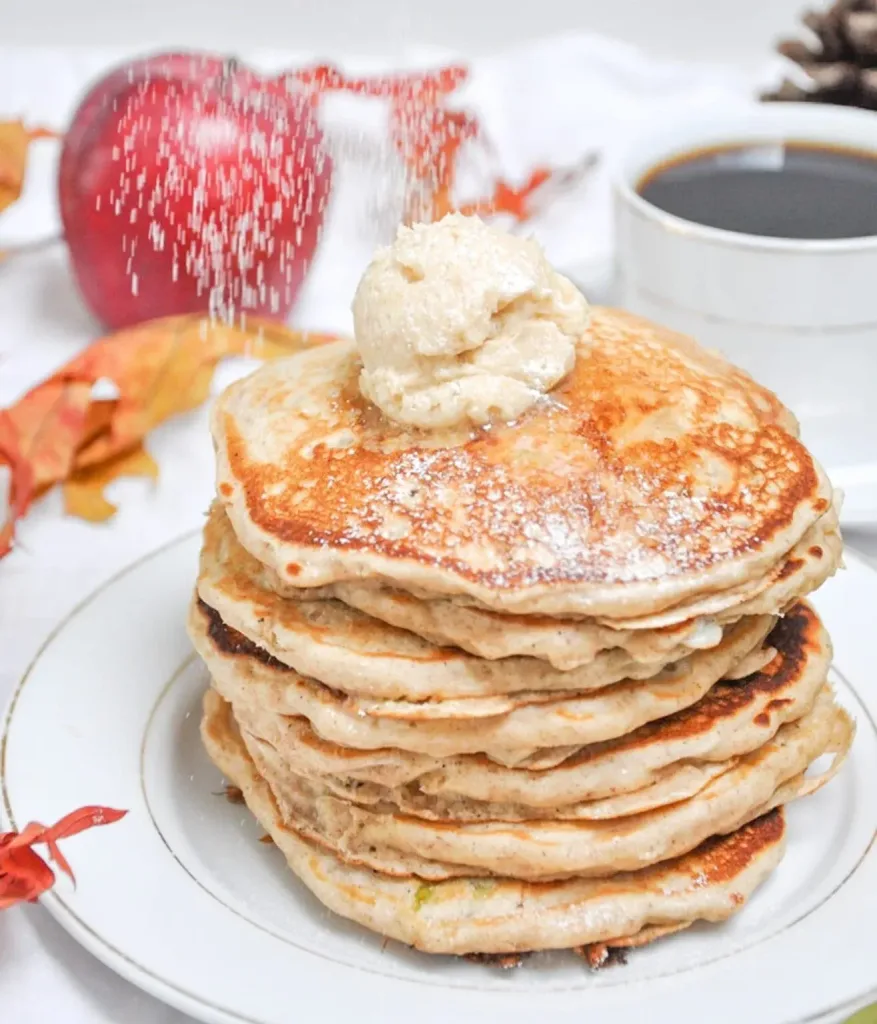 Apple-Cinnamon-Pancakes-with-salted-maple-butter