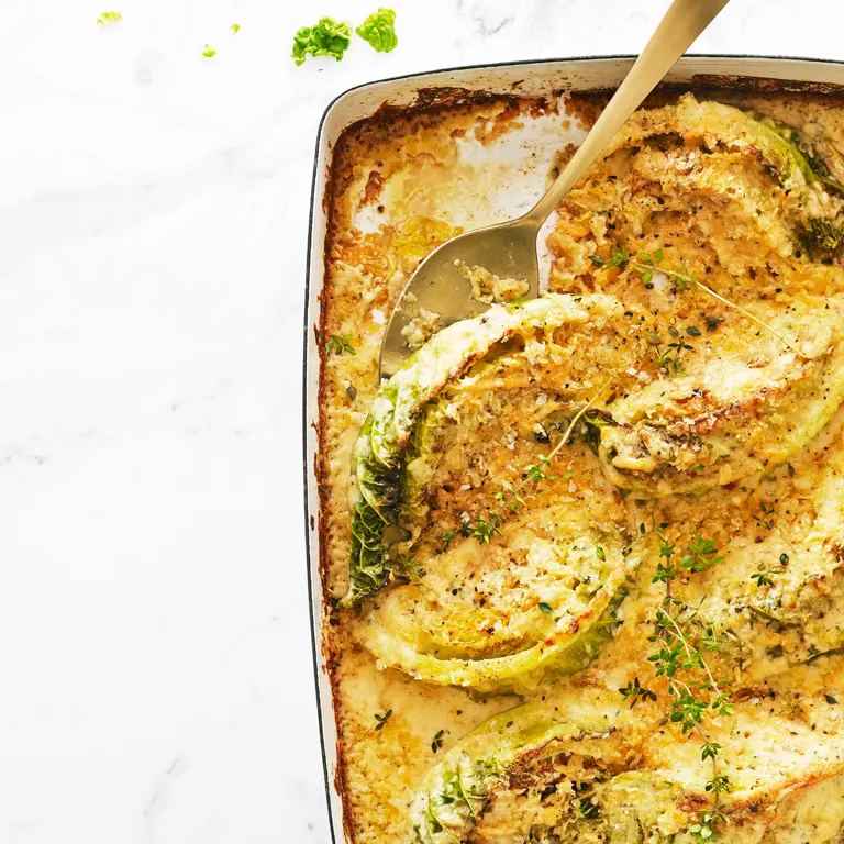 Baked-Savoy-Cabbage-Gratin