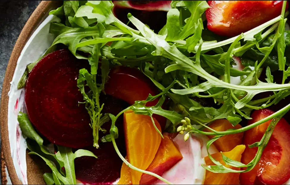 Beet-and-Fig-Salad-with-Candied-Pecans