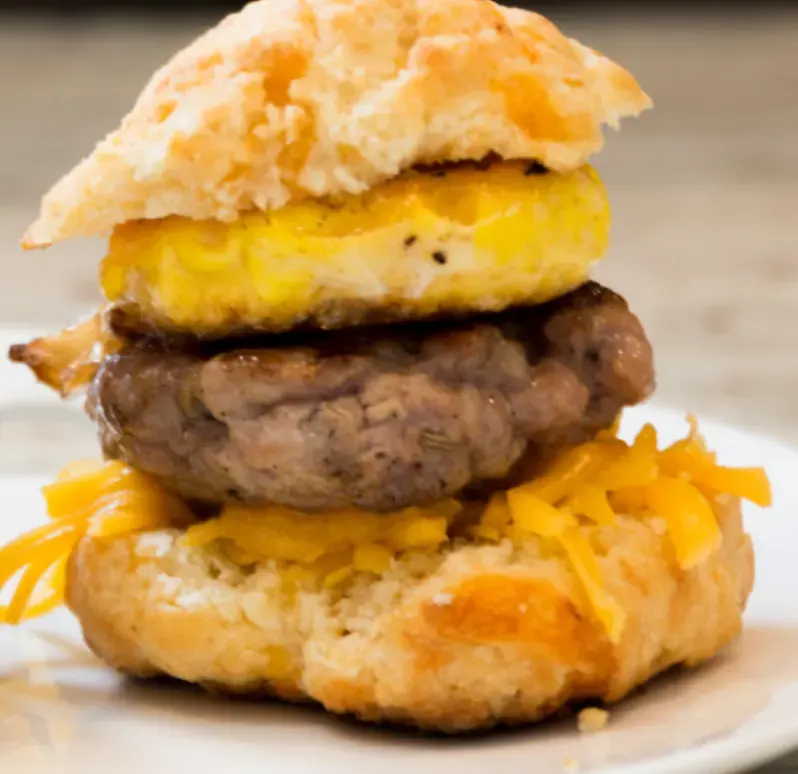 Cheesy-Carbquik-Biscuit-Breakfast-Sandwich