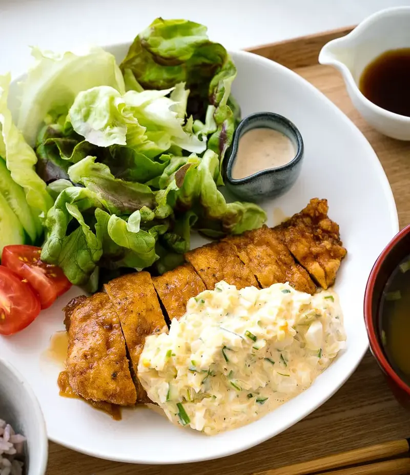 Chicken-Nanban-fried-chicken-with-tartar-sauce