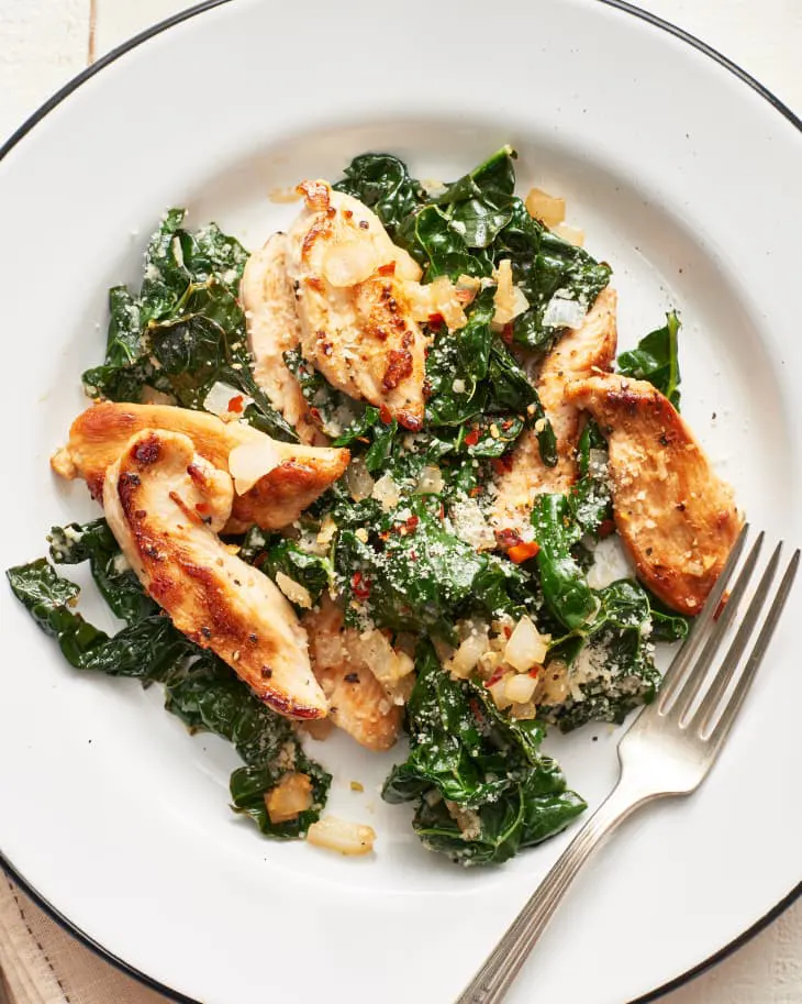 Chicken-and-kale-saute