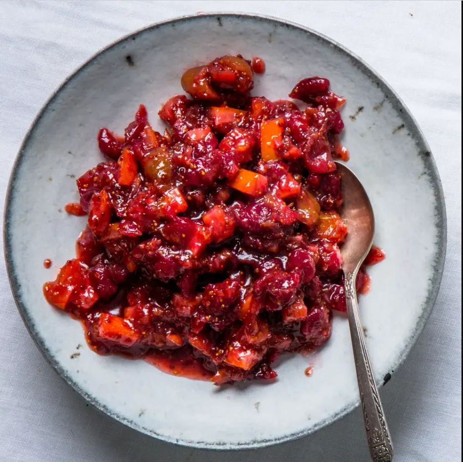 Cranberry-Chutney-with-Orange-Figs-and-Mustard