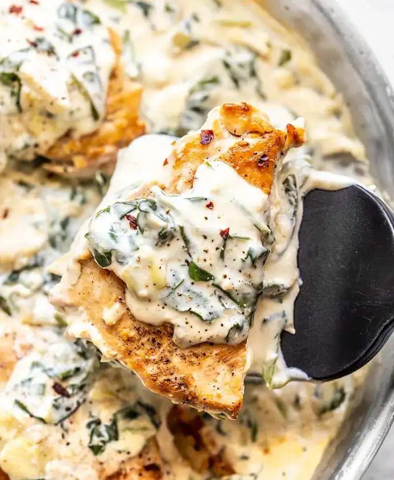 Creamy-Spinach-Artichoke-Chicken