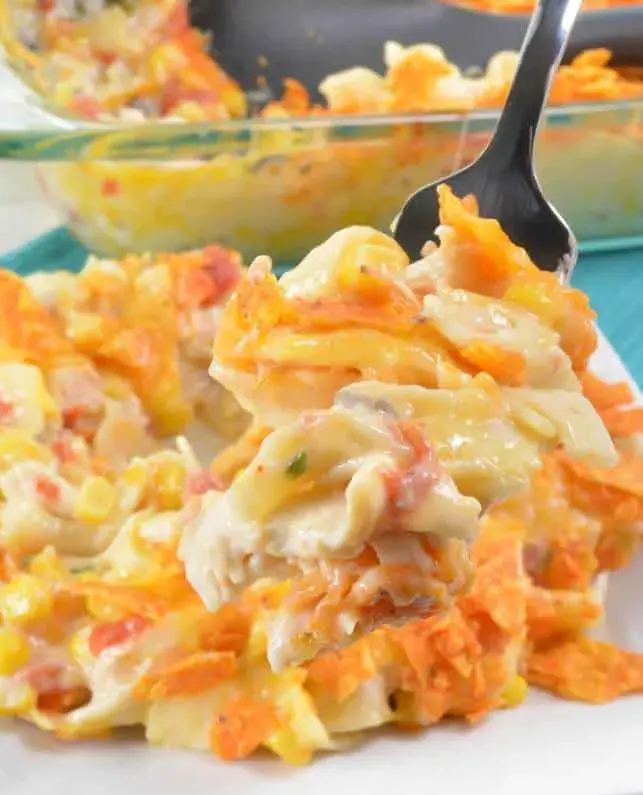 Doritos-Cheesy-Chicken-Pasta-Casserole