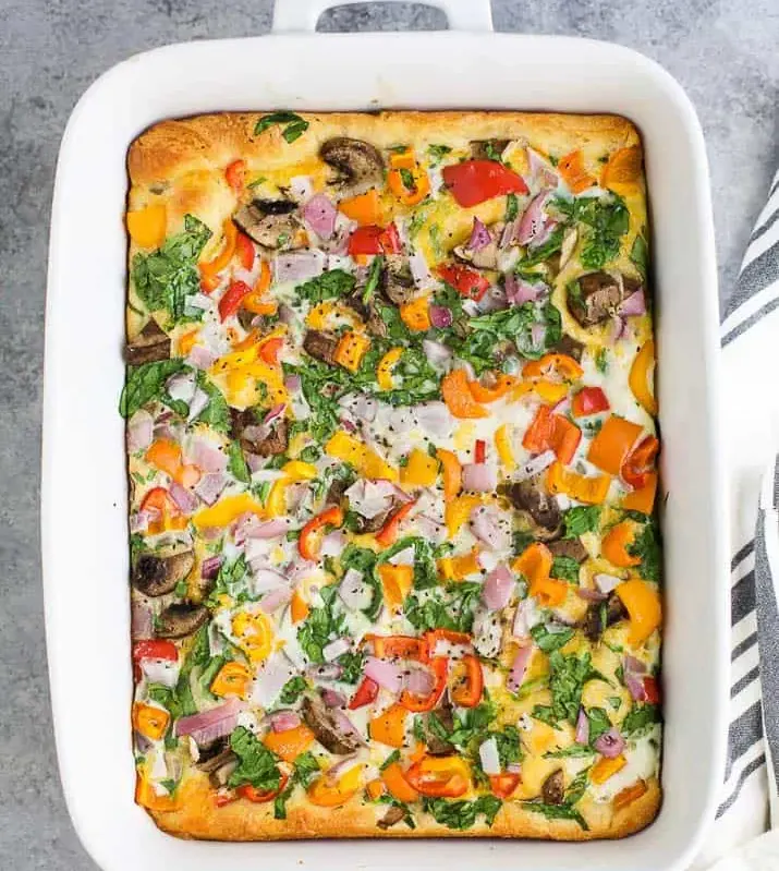 Egg-White-Vegetable-Breakfast-Casserole