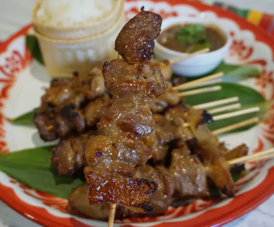 Grilled-Pork-Skewers-with-Sticky-Rice