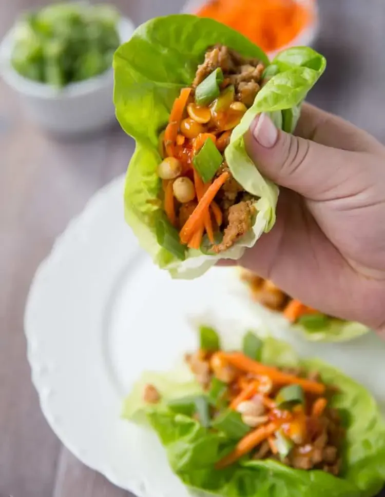 Healthy-Asian-Turkey-Lettuce-Wraps