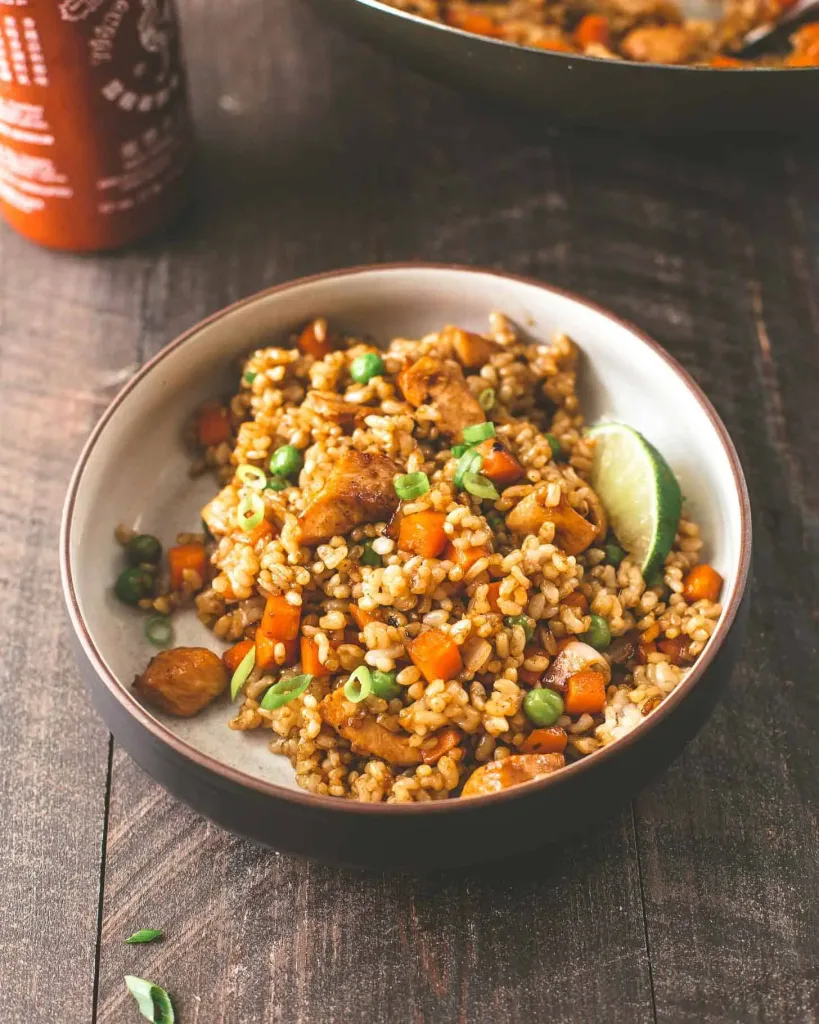 Honey-Garlic-Chicken-Fried-Rice