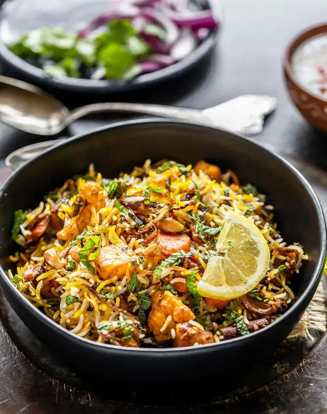 Indian-inspired-Vegetable-Biryani