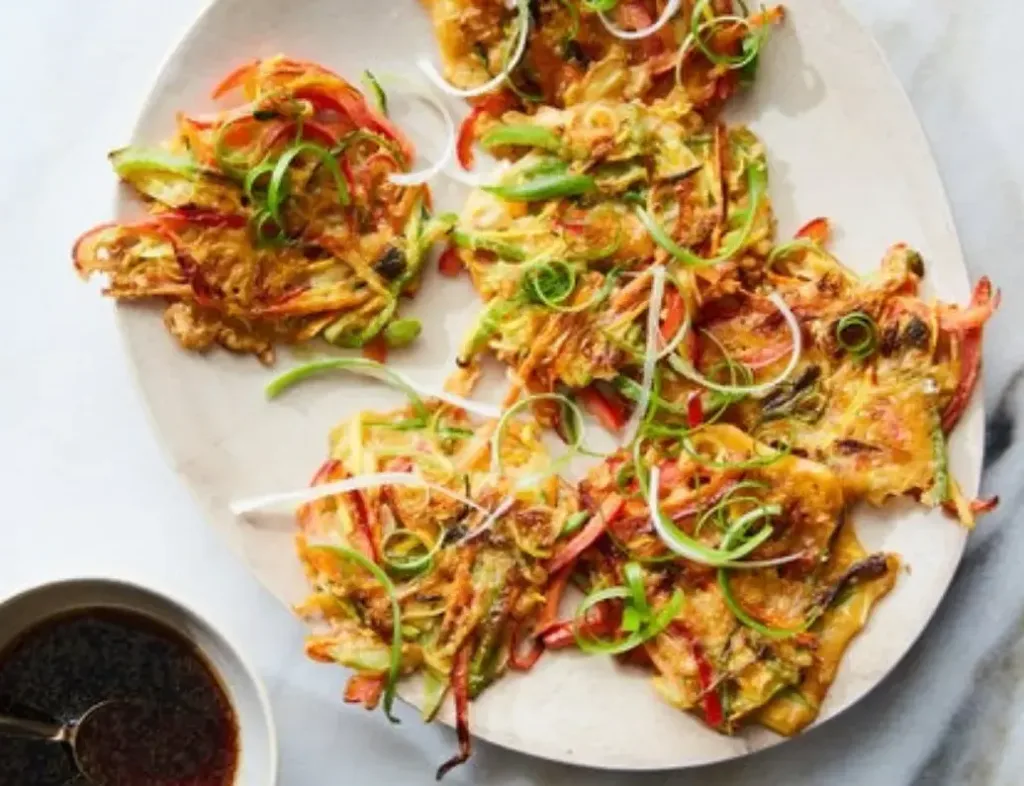 Korean-Vegetable-Pancakes-(Pajeon)