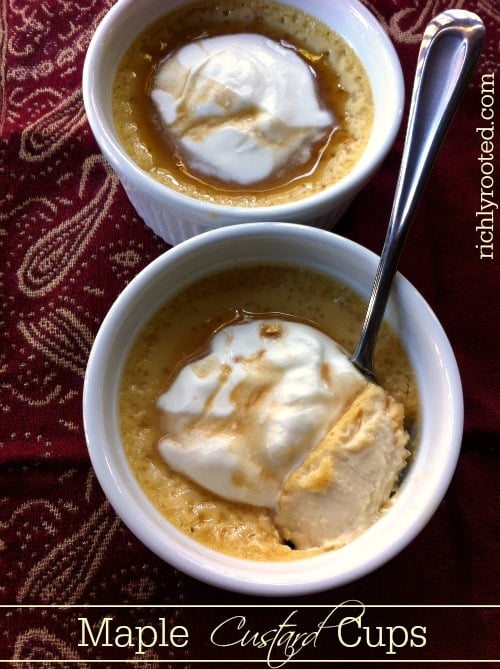 Maple-butter-Custard-Cups