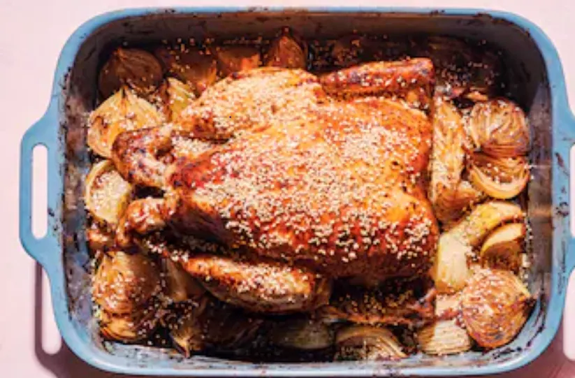 Miso-Maple-Butter-Roast-Chicken