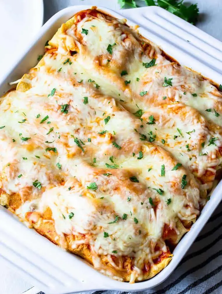 Mushroom-and-beef-Enchiladas