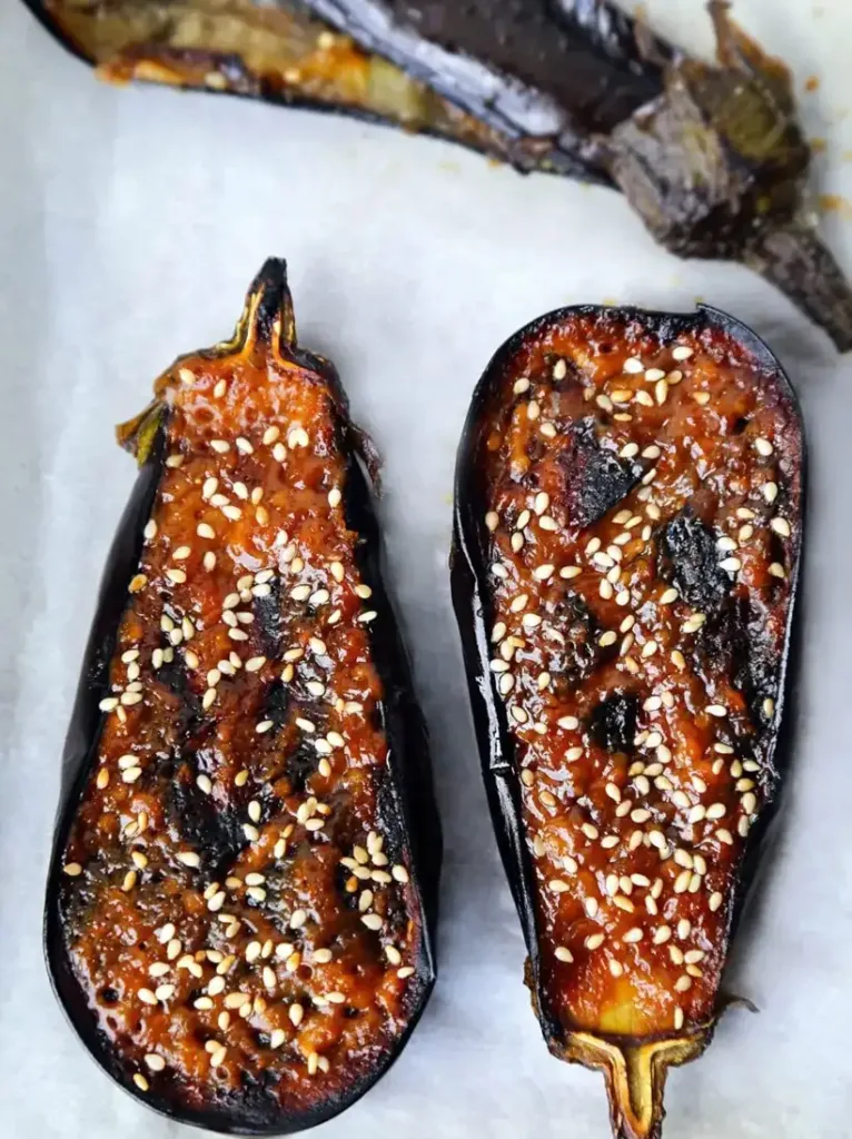 Nasu-Dengaku-(Grilled-Miso-Eggplant)