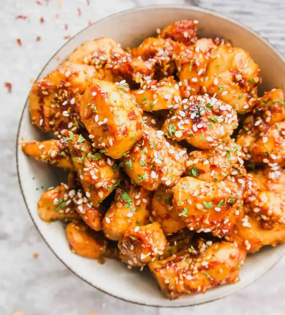 Paleo-Skillet-Honey-Sesame-Chicken