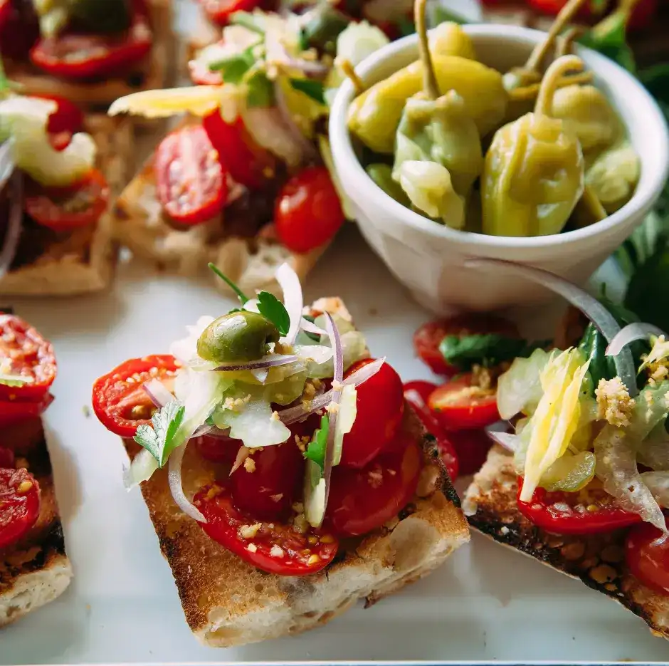 Pepperoncini-and-Bacon-Bruschetta