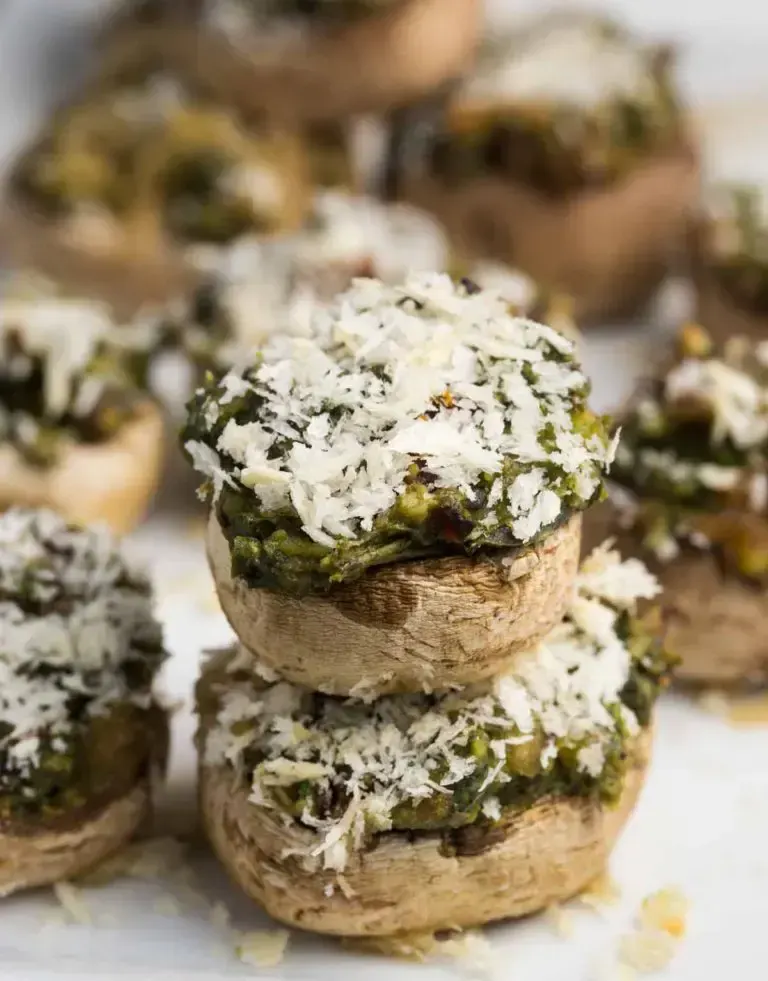 Pesto-Stuffed-Mushrooms