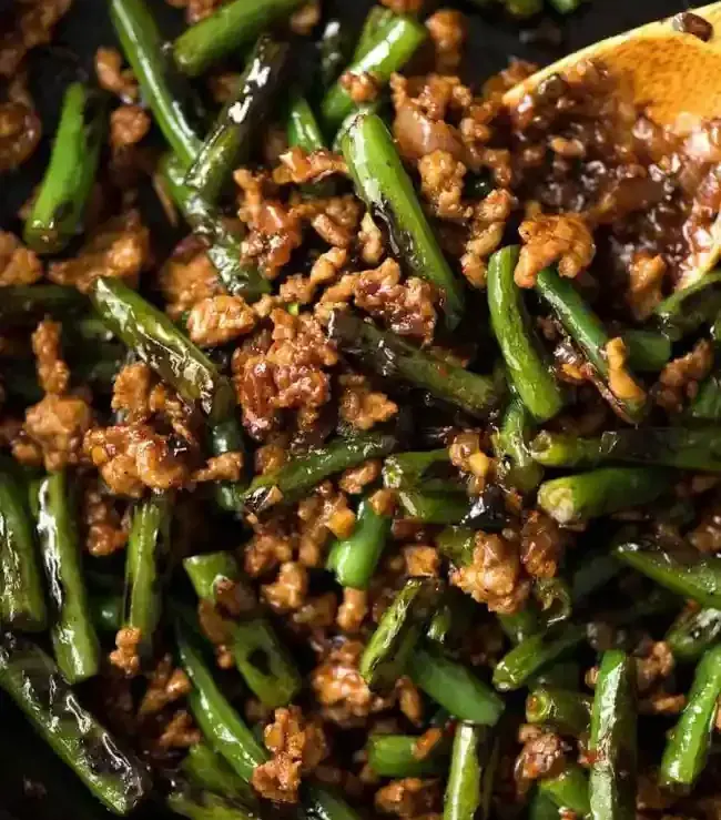 Pork-Stir-Fry-with-Green-Beans