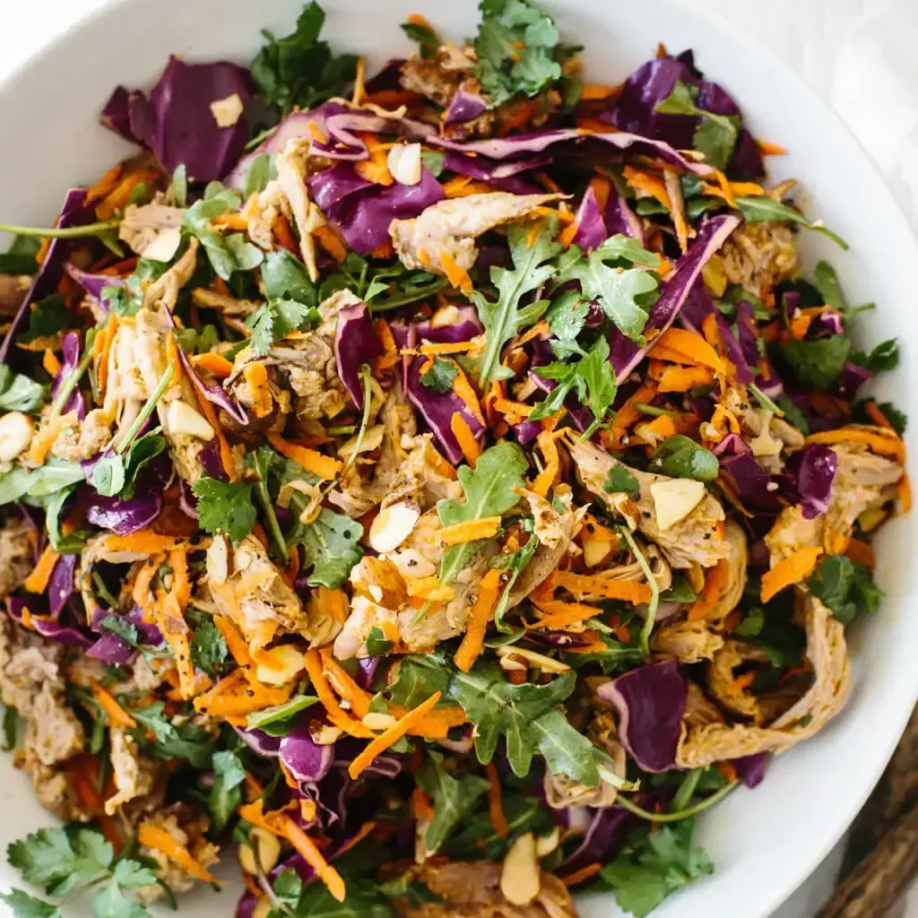 Pulled-Pork-Cabbage-Arugula-Salad