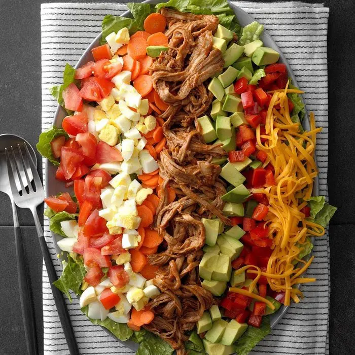 Pulled-Pork-Cobb-Salad