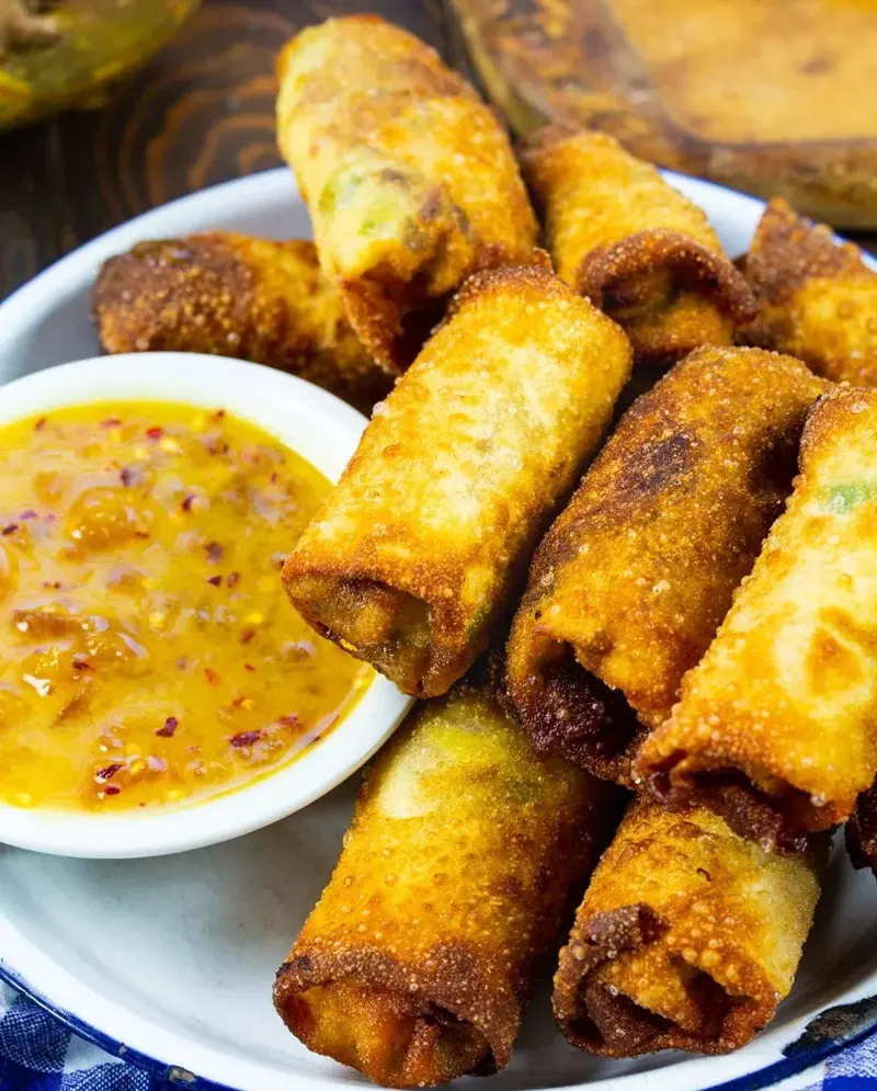 Pulled-Pork-Egg-Rolls